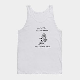 (Front + Back) Donaldson vs. Zweig New Rochelle Challenger (Black Text) Tank Top